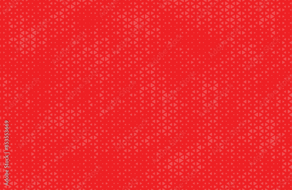 Aufkleber Triangular Halftone Texture Retro wave Vector Geometric Technology Abstract Background. Half Tone Triangles Retro Red Colored Pattern. Minimal 80s Style Dynamic Tech Structure Wallpaper