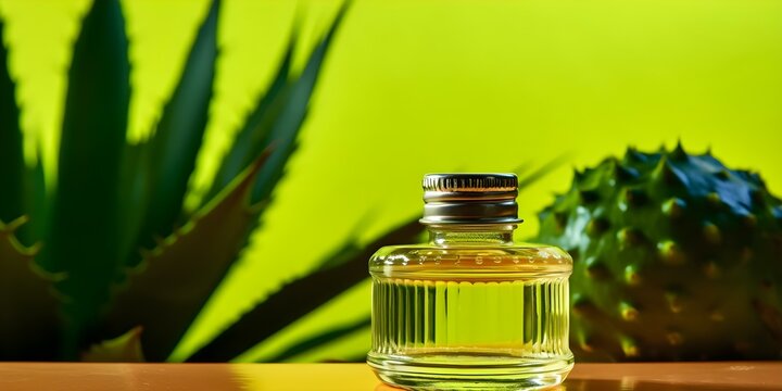 Mexican tequila lime agave bottle cap on vibrant background. Concept Product Photography, Mexican Theme, Tequila Branding, Vibrant Colors