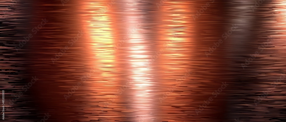 Poster abstract background with wavy lines and glowing light.