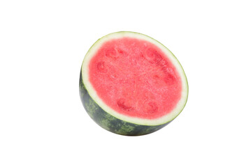 Seedless watermelon slice on transparent png