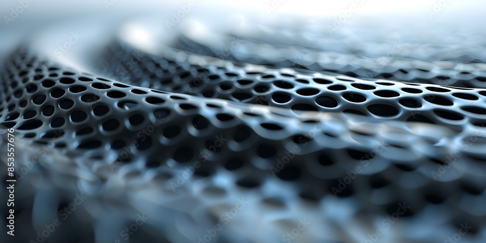 Poster generate highly detailed photorealistic 3d renderings of abstract patterns within a virtual environm