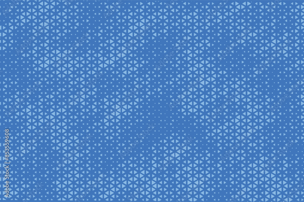 Poster Triangular Halftone Texture Retro wave Vector Geometric Technology Abstract Background. Half Tone Triangles Blue Pattern. Minimal 80s Style Dynamic Tech Structure Wallpaper