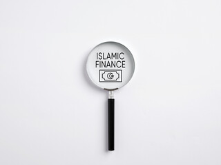 Islamic finance and banking concept.