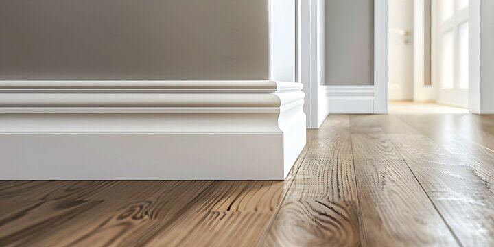 House D's skirting boards provide a polished interior finish. Concept To enhance your home's interior, having polished skirting boards installed in House D is a smart choice,