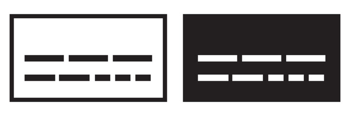 Closed captioning icon symbol. displaying text on video screen for broadcast and television, CC icon sign