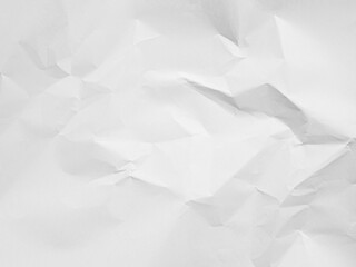 Paper White Crumpled Background