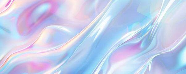 Dreamy Pastel Abstract with Soft Flowing Forms