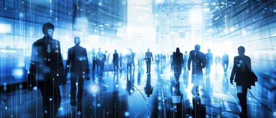 Business management and technology wallpaper