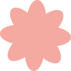 A pink flower with a white background