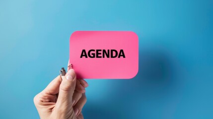The Pink Agenda Card