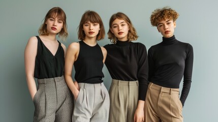 Fototapeta premium The stylish women ensemble