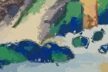 Oil paintings and various flowers, birds, landscapes, roses, peonies, peacocks, etc. are beautiful