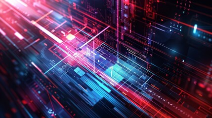 Modern Tech Abstract Background. Modern and digital background for business
