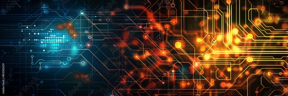 Poster modern tech abstract background. digital abstract background for business