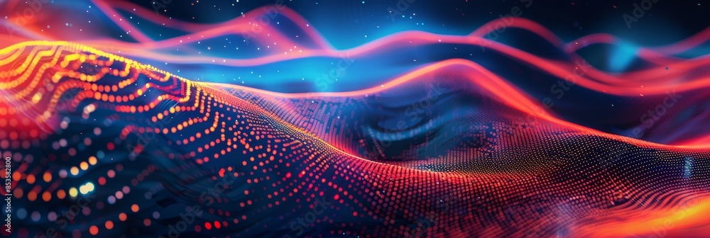 Poster modern tech abstract background. digital abstract background for business