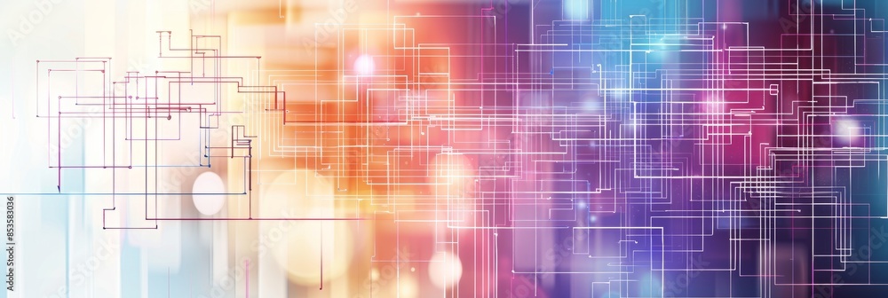 Poster modern tech abstract background. digital abstract background for business