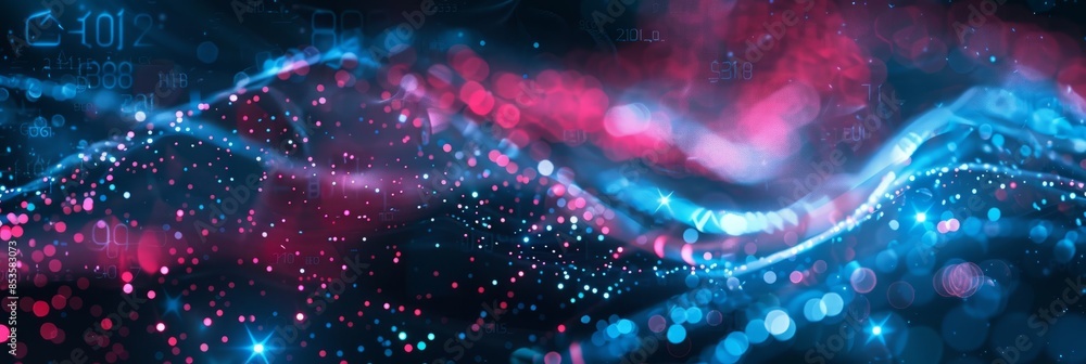 Poster modern tech abstract background. digital abstract background for business