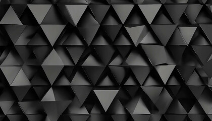 Obraz premium Fondo negro abstracto con formas, generative ai