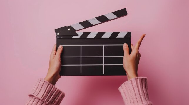 The Black Movie Clapperboard