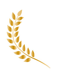 gold award, award, laurel, tree wreath, golden, leaves, icon, design, celebration, badge, symbol, success, illustration,