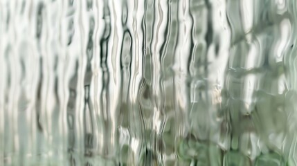 Abstract blurred glass texture with green and yellow colors. Close-up of textured surface.