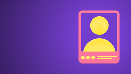 Video call talking remotely meetup distance communication tablet smartphone screen 3d icon vector