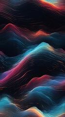 Obraz premium Digital dark modern soft light gradient