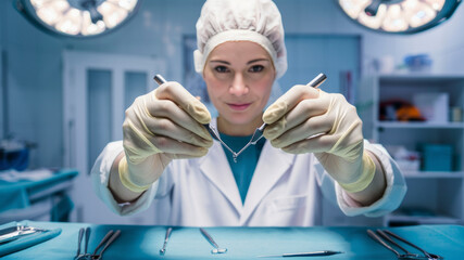 Professional Plastic Surgeon in Modern Clinic Setting