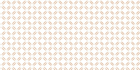 Luxury floral geometric grid pattern. Seamless gold ornament with diamond shapes stock illustration