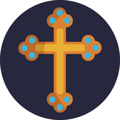 Fototapeta premium Recognized globally, the Cross represents faith, hope, and the divine presence, transcending cultural and geographical boundaries.