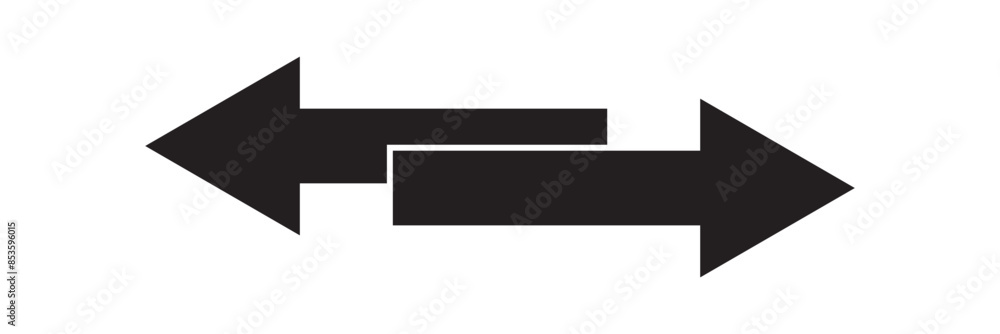 Poster arrows repeat icon set. repetition icon. exchange or replace sign. renew, switch, or reverse symbol 