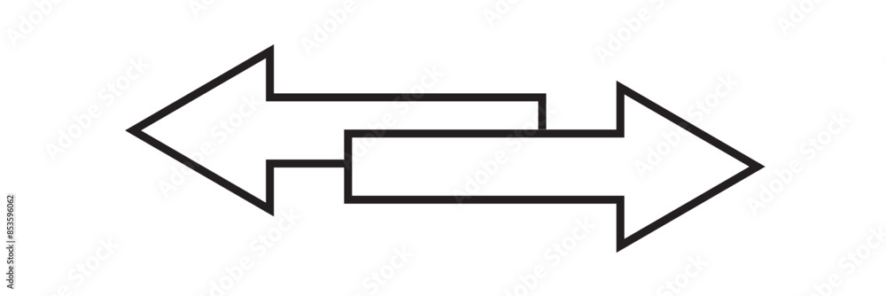 Poster arrows repeat icon set. repetition icon. exchange or replace sign. renew, switch, or reverse symbol 