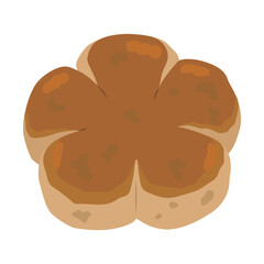 くるみパンのイラスト