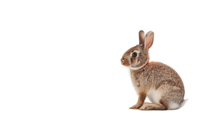 Rabbit on white background 