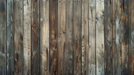 Rustic background of old weathered wooden planks showing knots and texture