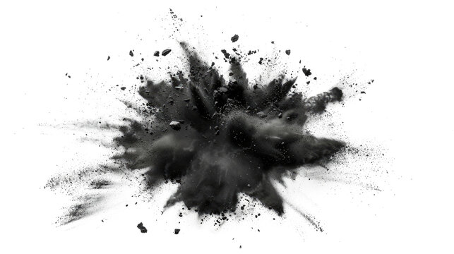 black powder chalk explosion isoalted