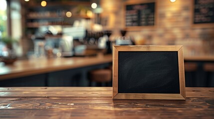 The empty chalkboard sign