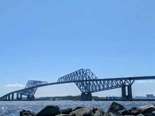 若洲海浜公園から見た東京ゲートブリッジ