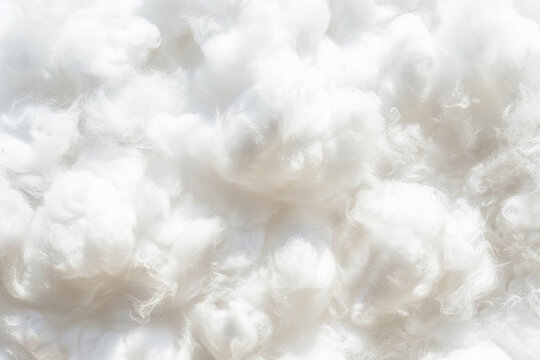 Generative ai on theme of beautiful texture soft fluffy cotton, design natural abstract background