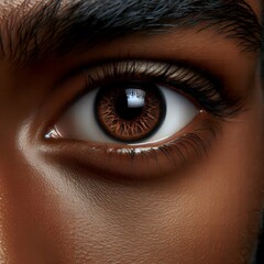 Naklejka premium close up of a female eye