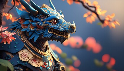 Obraz premium ドラゴン像