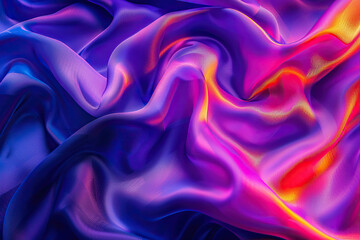 Fototapeta premium Beautiful texture surface neon wave, design natural abstract background