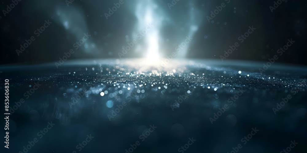 Poster embarking on a captivating exploration of the cosmic wonders of the universe. concept space explorat