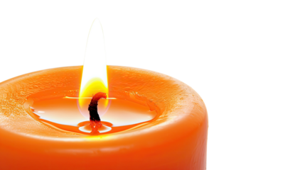 candle on a transparent background