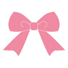 シンプルなリボンのイラスト、アイコン素材