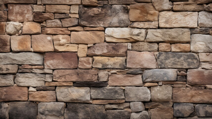 Medieval Stone Wall with Textured Surface