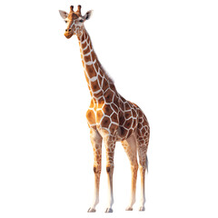 Obraz premium Giraffe on transparent background