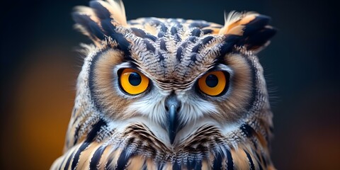 The Echoes of Ancestral Wisdom in the Owls' Hoots. Concept Nature Conservation, Ancestral Heritage, Bird Communication, Symbolism of Owls, Indigenous Traditions