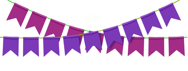 Fototapeta premium Colorful flags