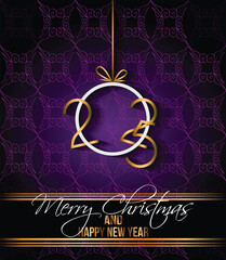 2025 Happy New Year and merry christmas background for your seasonal invitations, festive posters, greetings cards.
